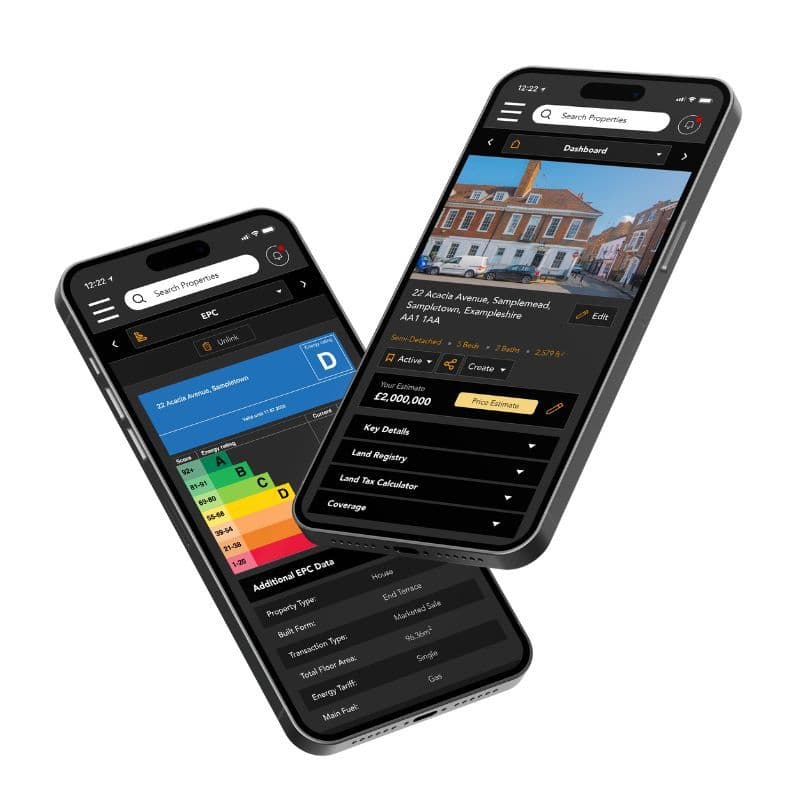 Sprift platform interface showcasing property data insights